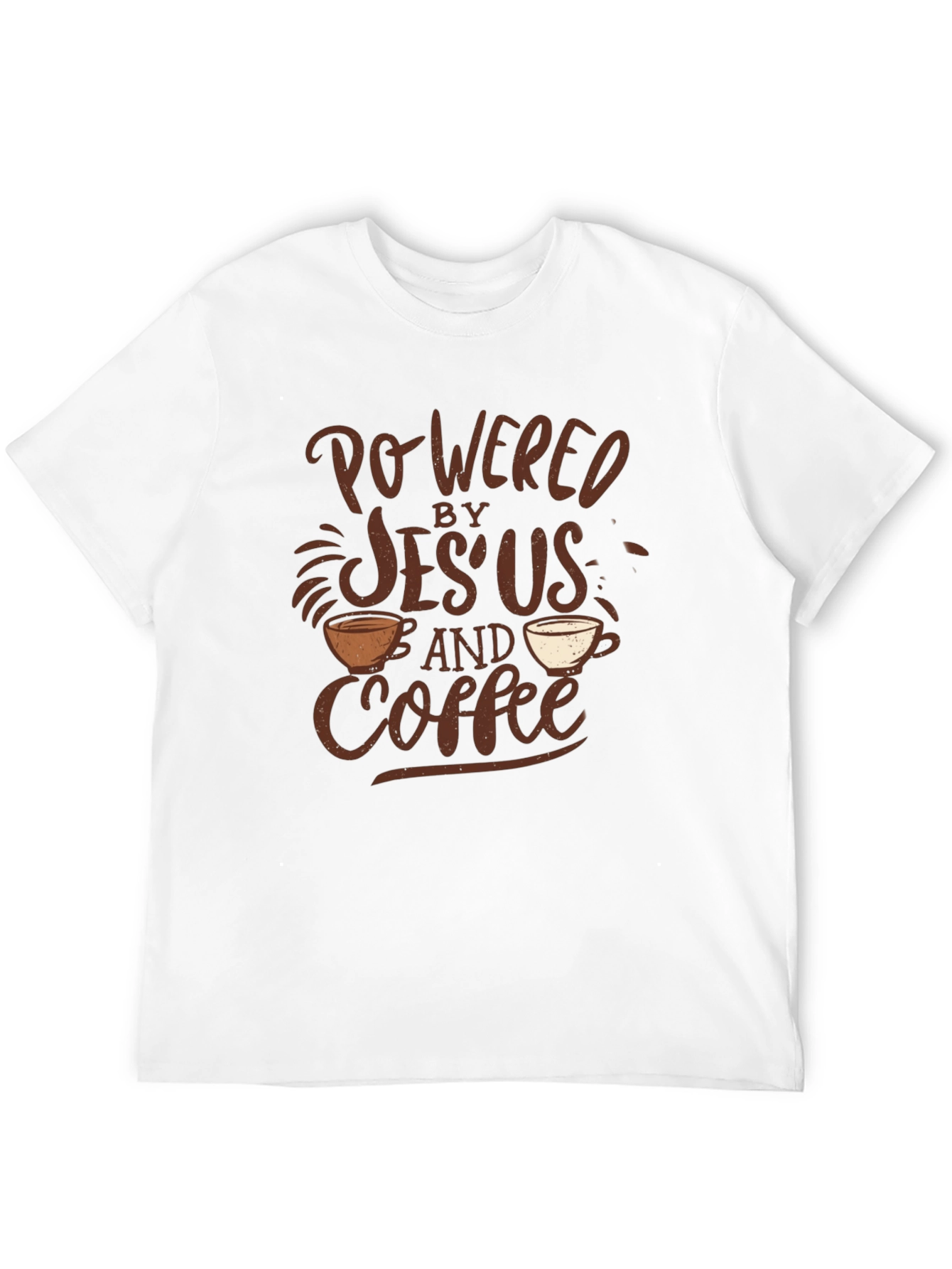 Powered by Jesus and Coffee T-Shirt