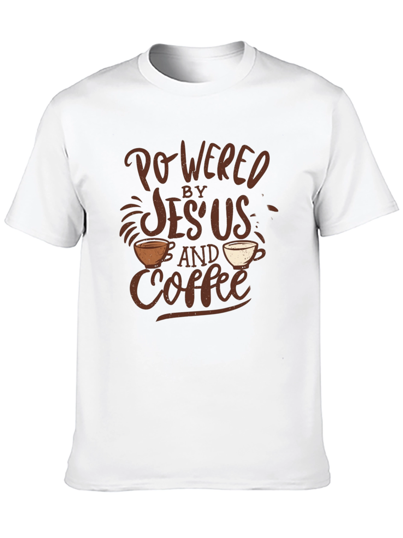 Powered by Jesus and Coffee T-Shirt