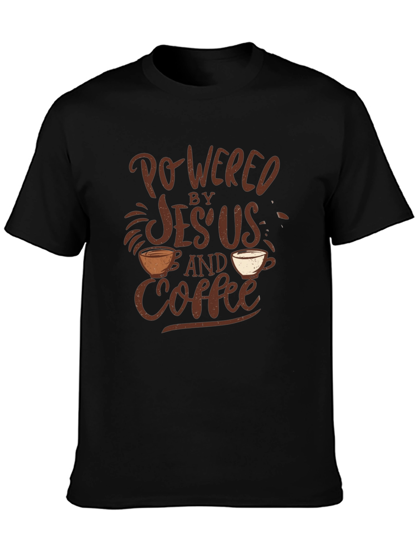 Powered by Jesus and Coffee T-Shirt