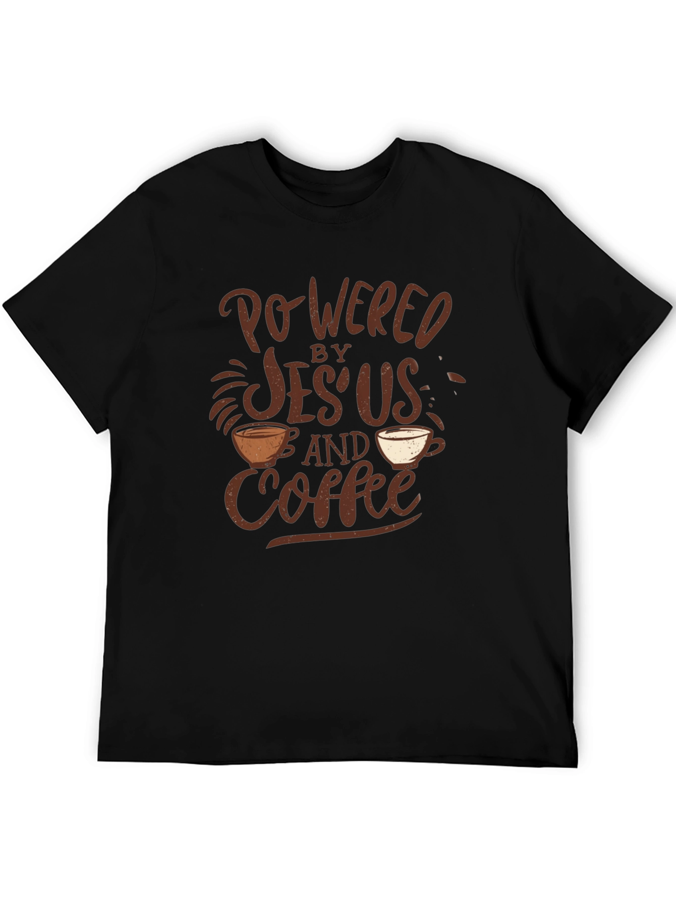 Powered by Jesus and Coffee T-Shirt