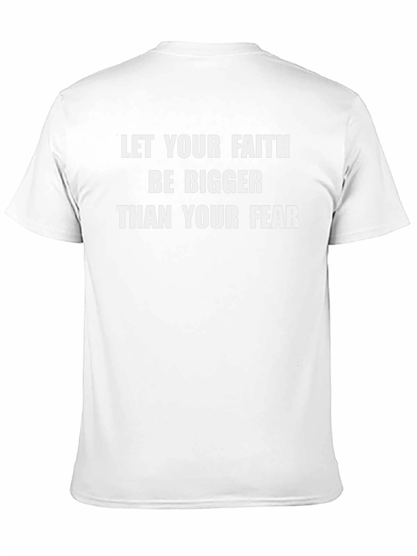 Faith Over Fear Black T-Shirt - Inspirational Message