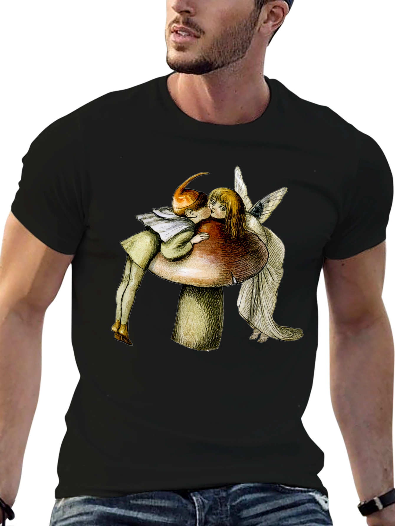 Fairy Tale T-Shirt - Kissing Fairy Graphic Tee