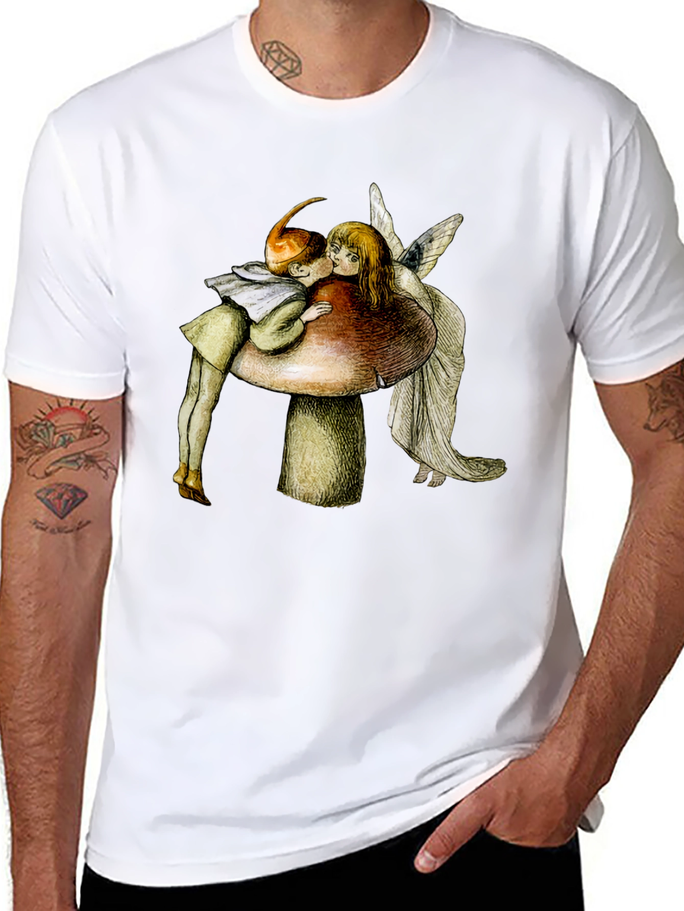 Fairy Tale T-Shirt - Kissing Fairy Graphic Tee