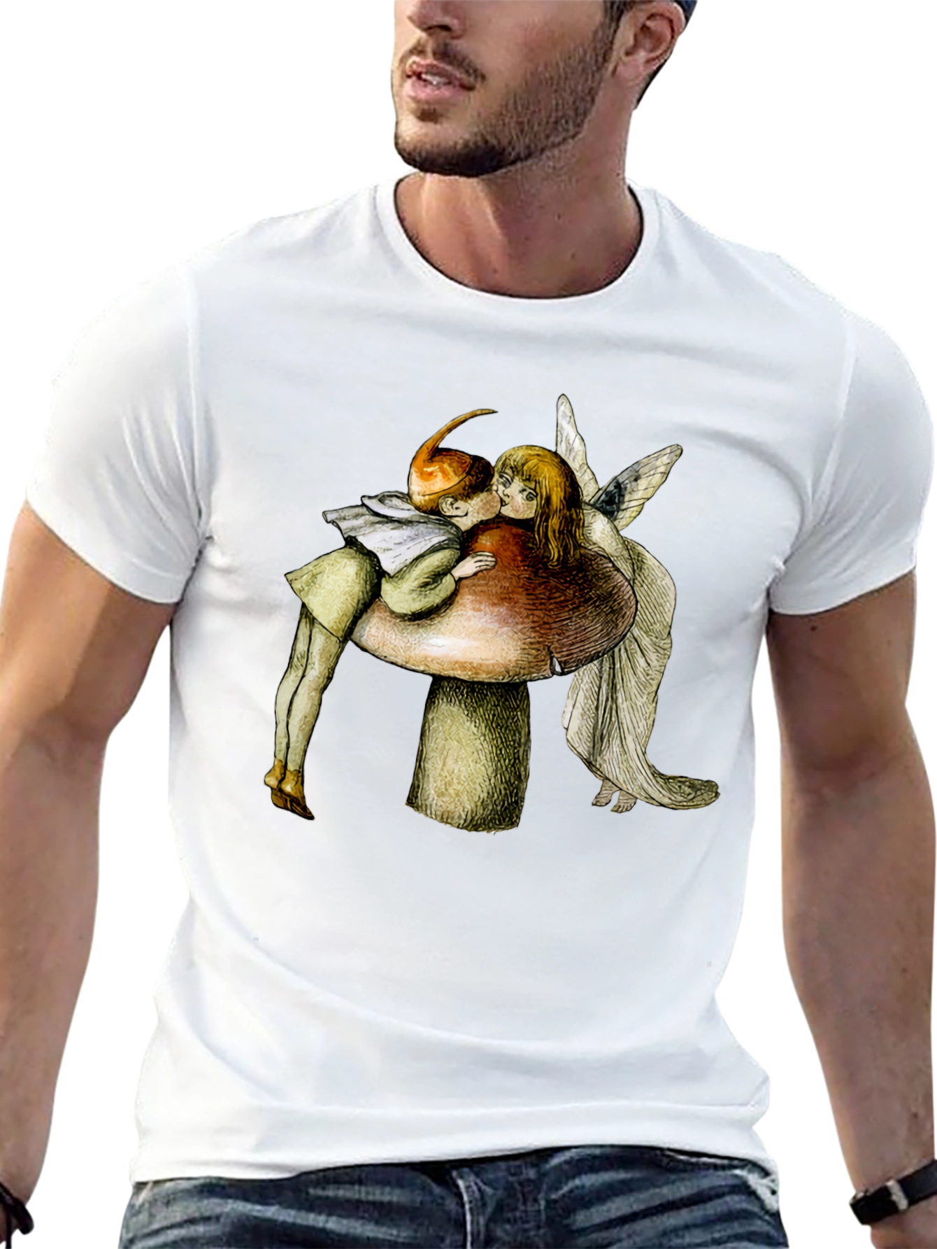 Fairy Tale T-Shirt - Kissing Fairy Graphic Tee