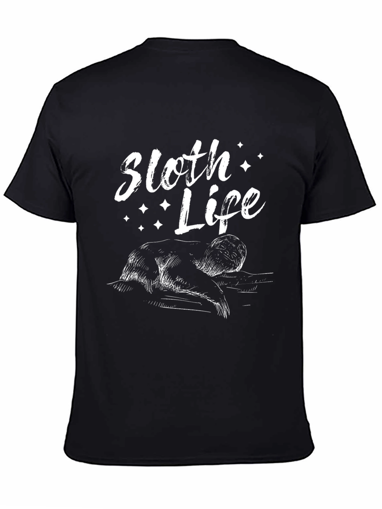 Sloth Life Graphic Tee - Relaxed Fit T-Shirt