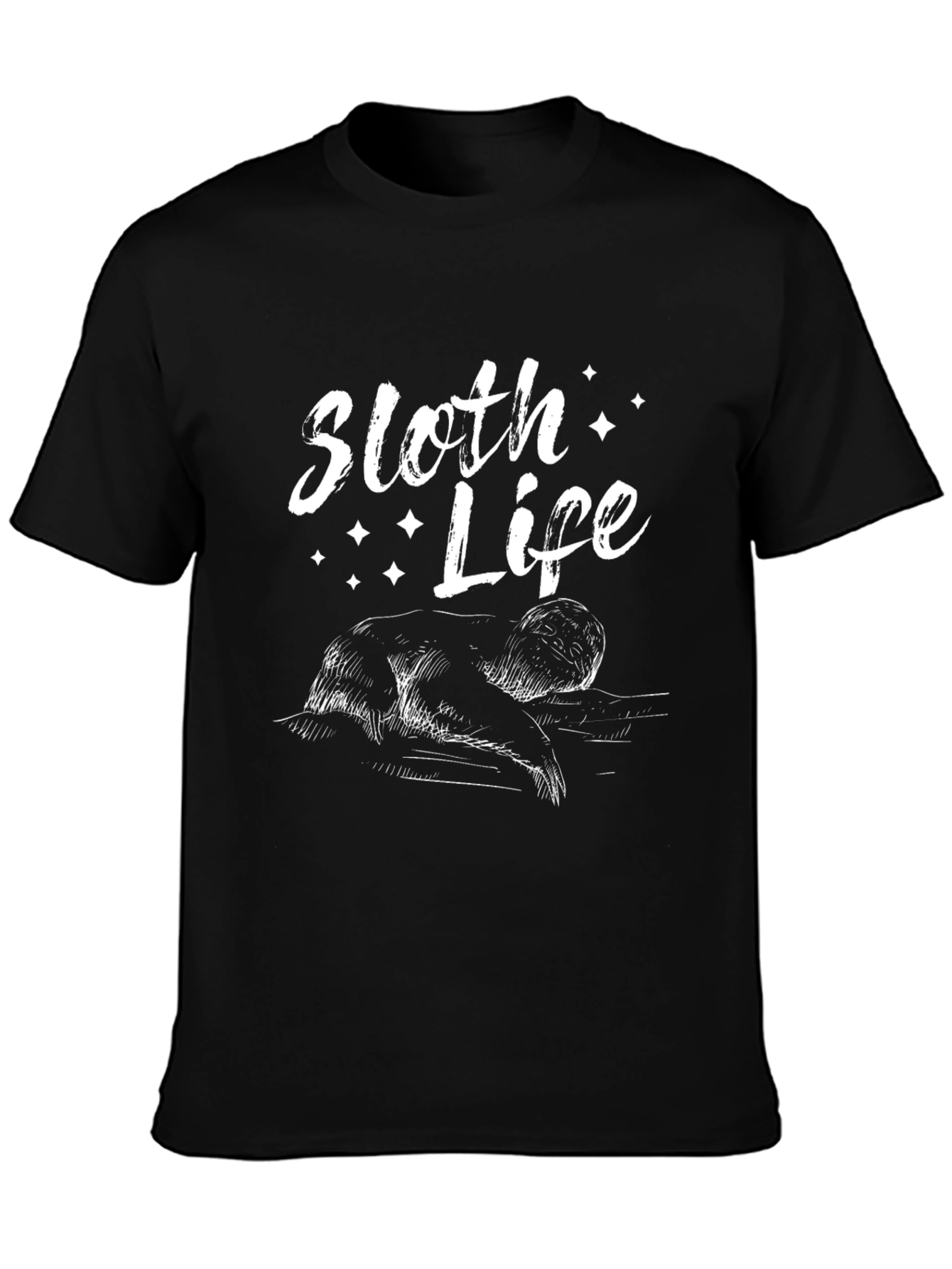 Sloth Life Graphic Tee - Relaxed Fit T-Shirt