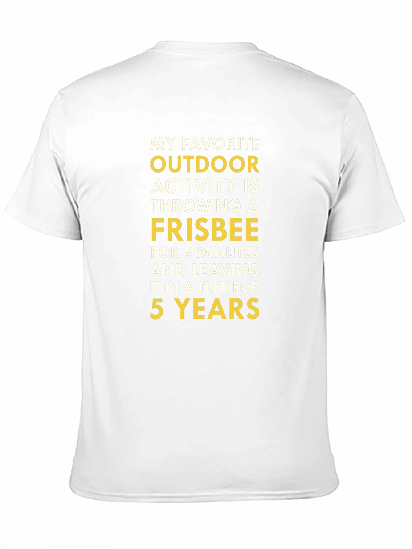 Funny Outdoor Activity Frisbee T-Shirt