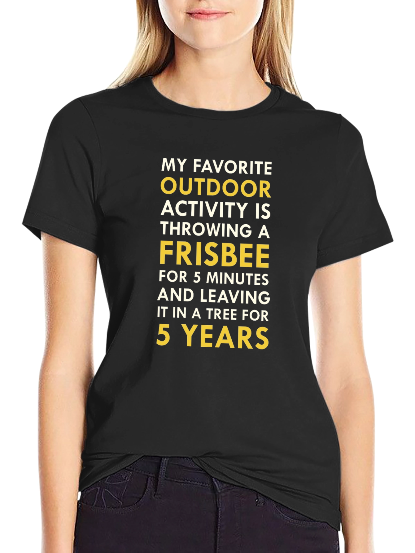 Funny Outdoor Activity Frisbee T-Shirt