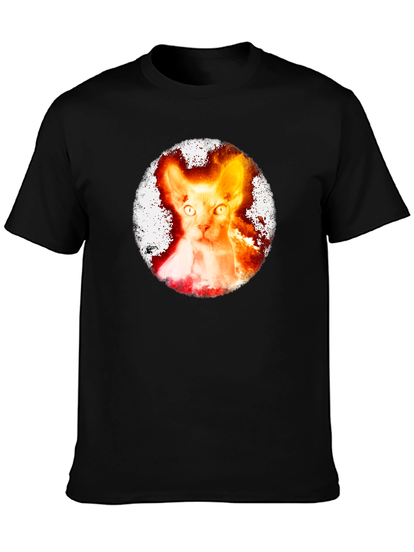 Sphynx Cat T-Shirt - Galaxy Design