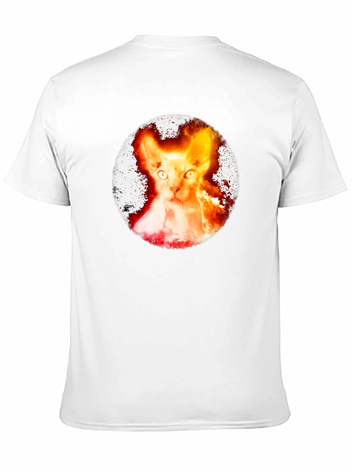 Sphynx Cat T-Shirt - Galaxy Design