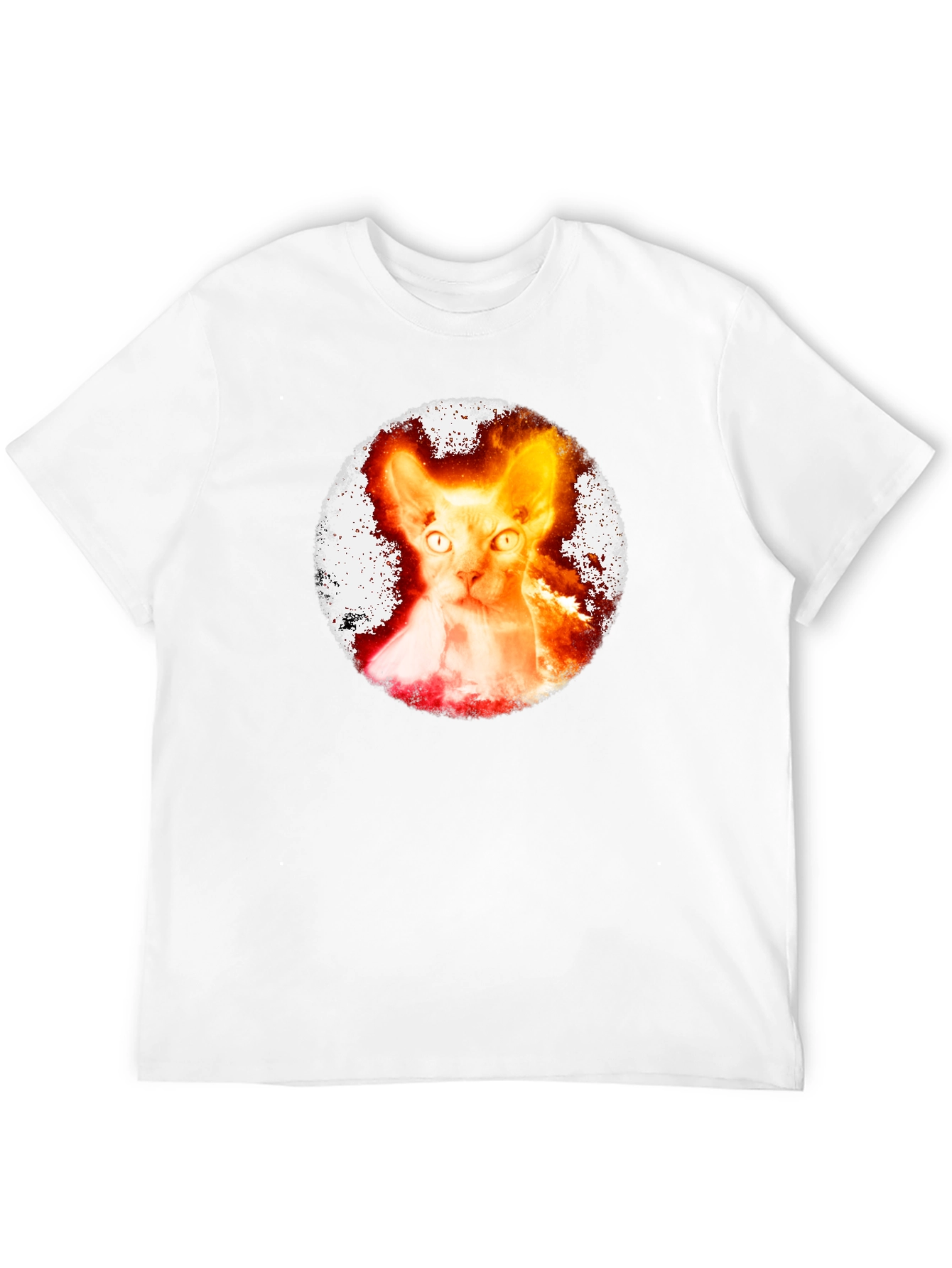 Sphynx Cat T-Shirt - Galaxy Design