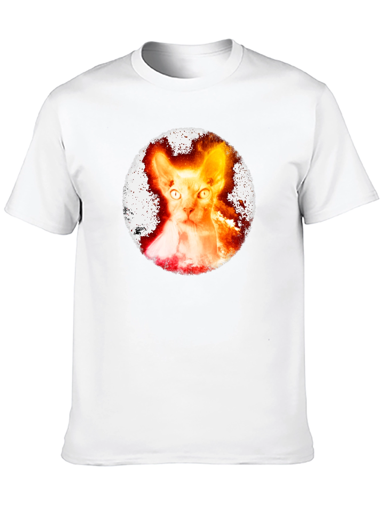 Sphynx Cat T-Shirt - Galaxy Design