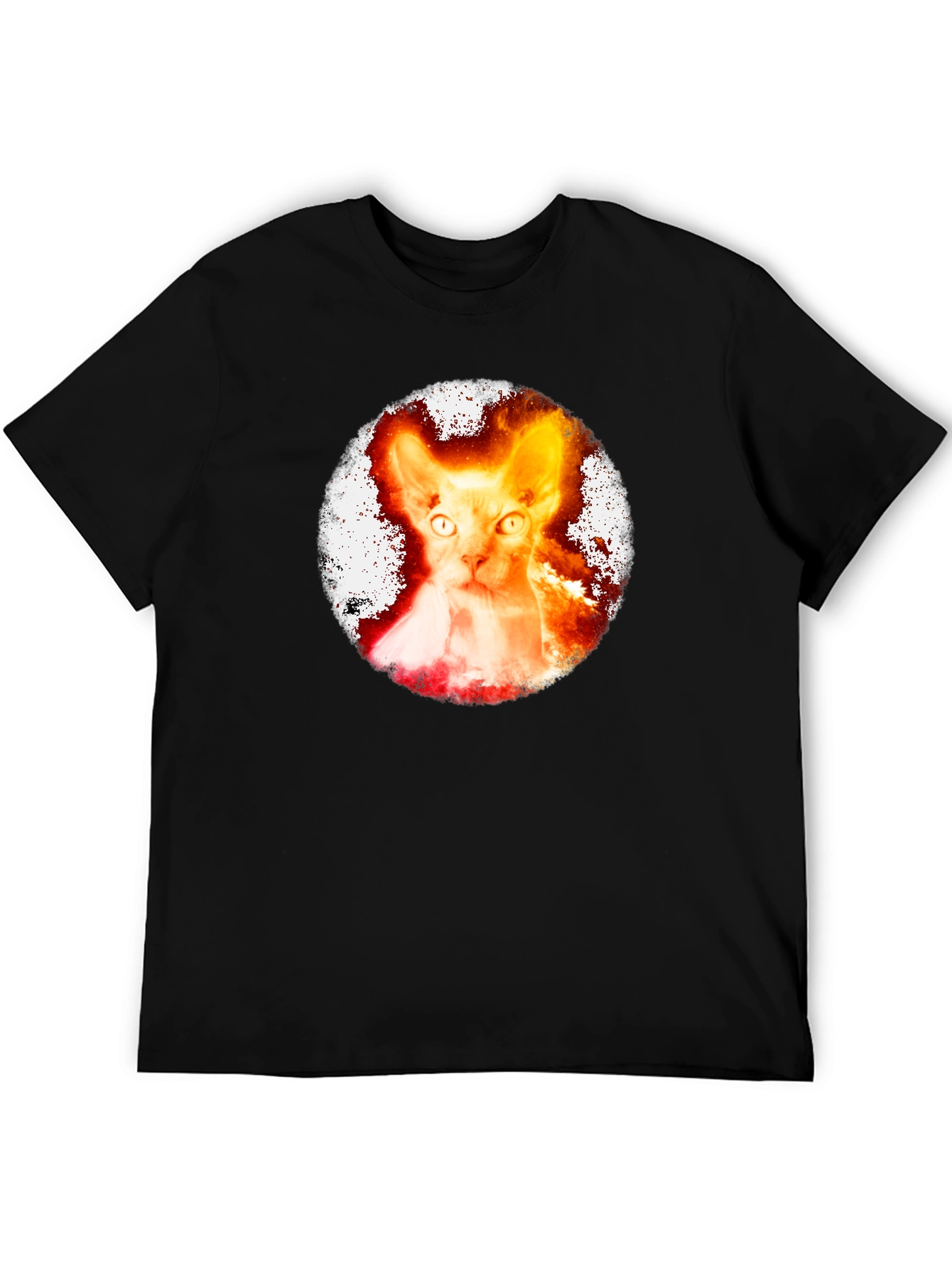Sphynx Cat T-Shirt - Galaxy Design