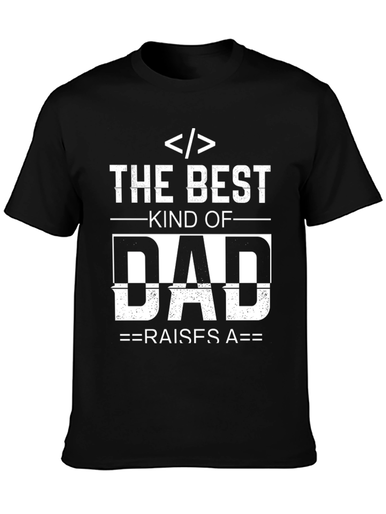 Programmer Dad Black Graphic T-Shirt