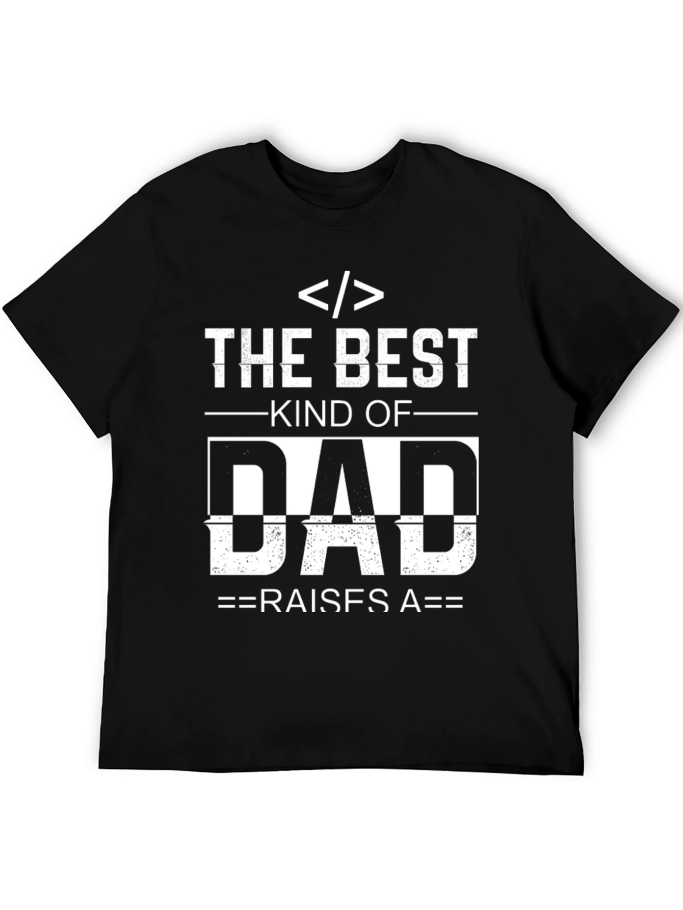 Programmer Dad Black Graphic T-Shirt