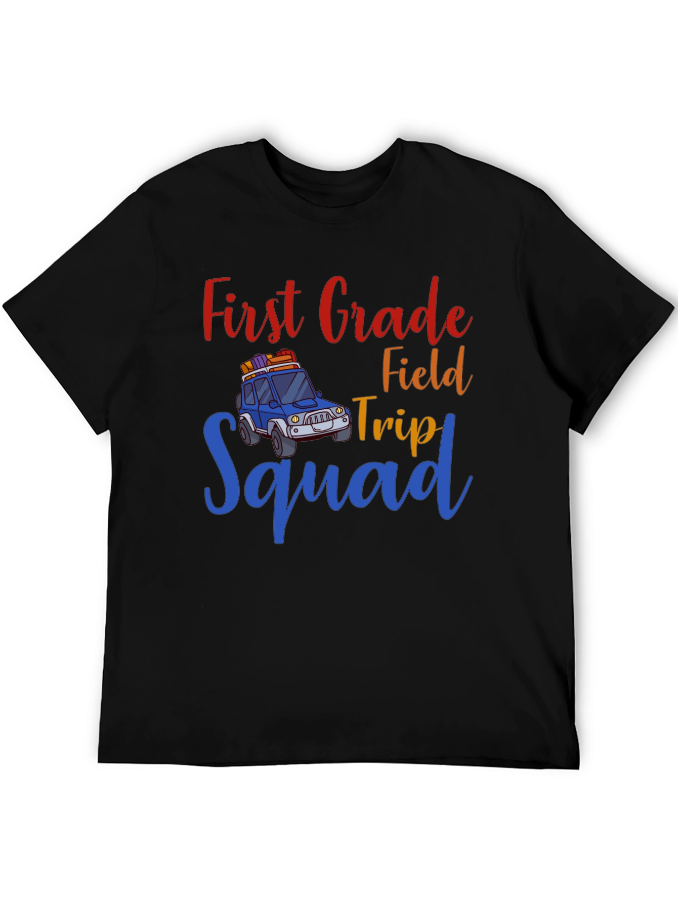 First Grade Field Trip Squad Graphic Tee