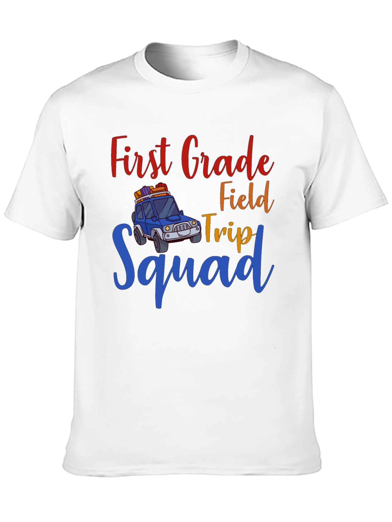 First Grade Field Trip Squad Graphic Tee