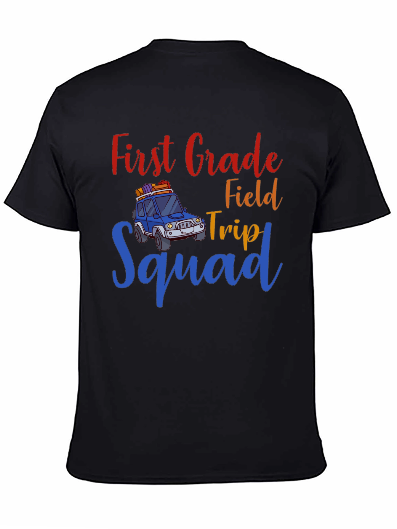 First Grade Field Trip Squad Graphic Tee