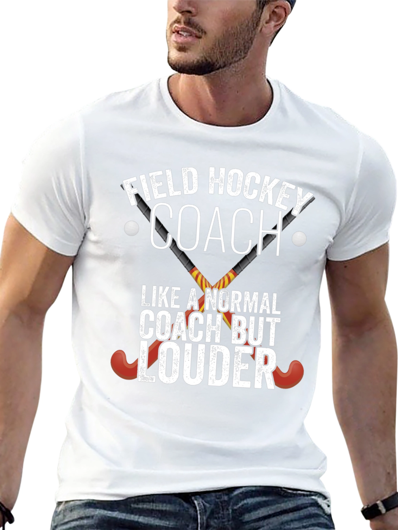 Field Hockey Coach T-Shirt - Loud & Proud!