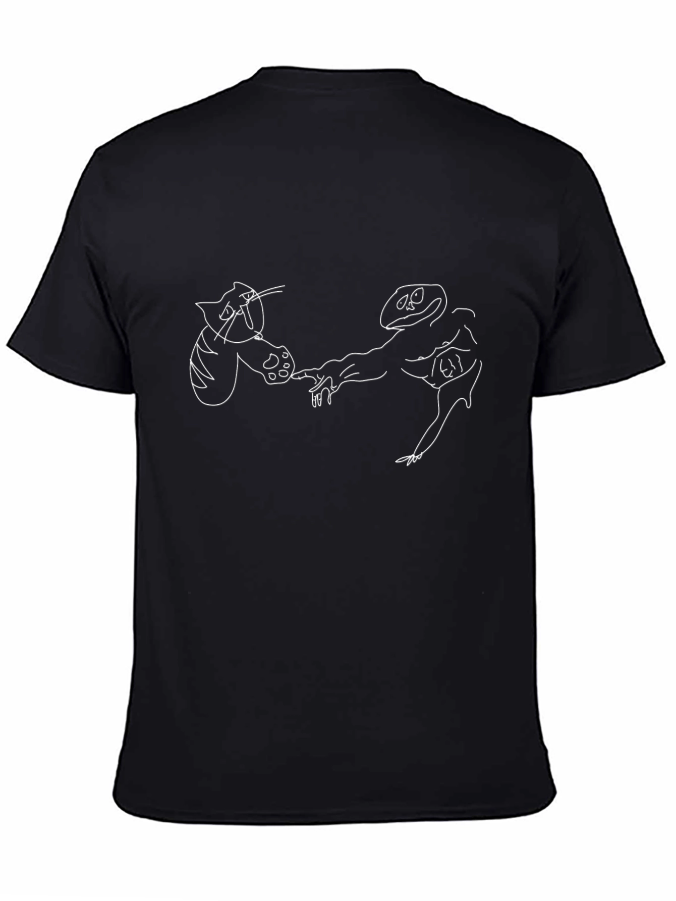 Cat & Lizard T-Shirt Creation Design