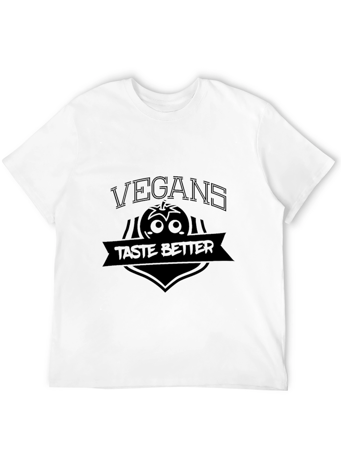 Vegans Taste Better Graphic T-Shirt - Black