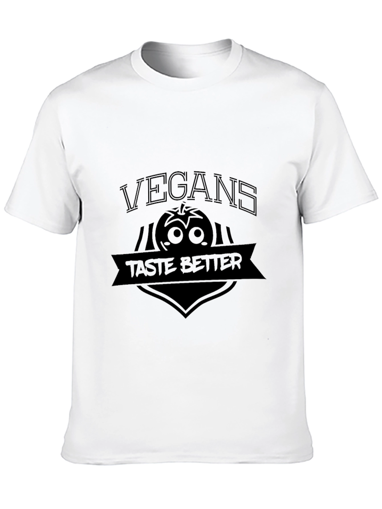 Vegans Taste Better Graphic T-Shirt - Black