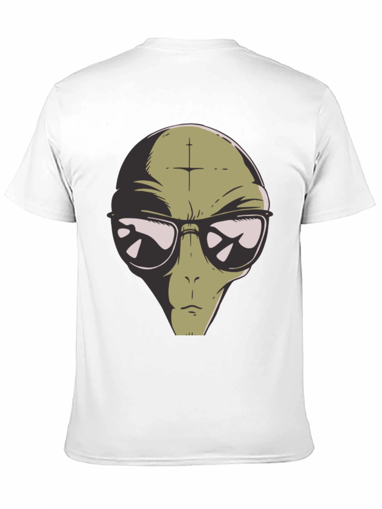 Alien Graphic Print T-Shirt - Cool Casual Tee