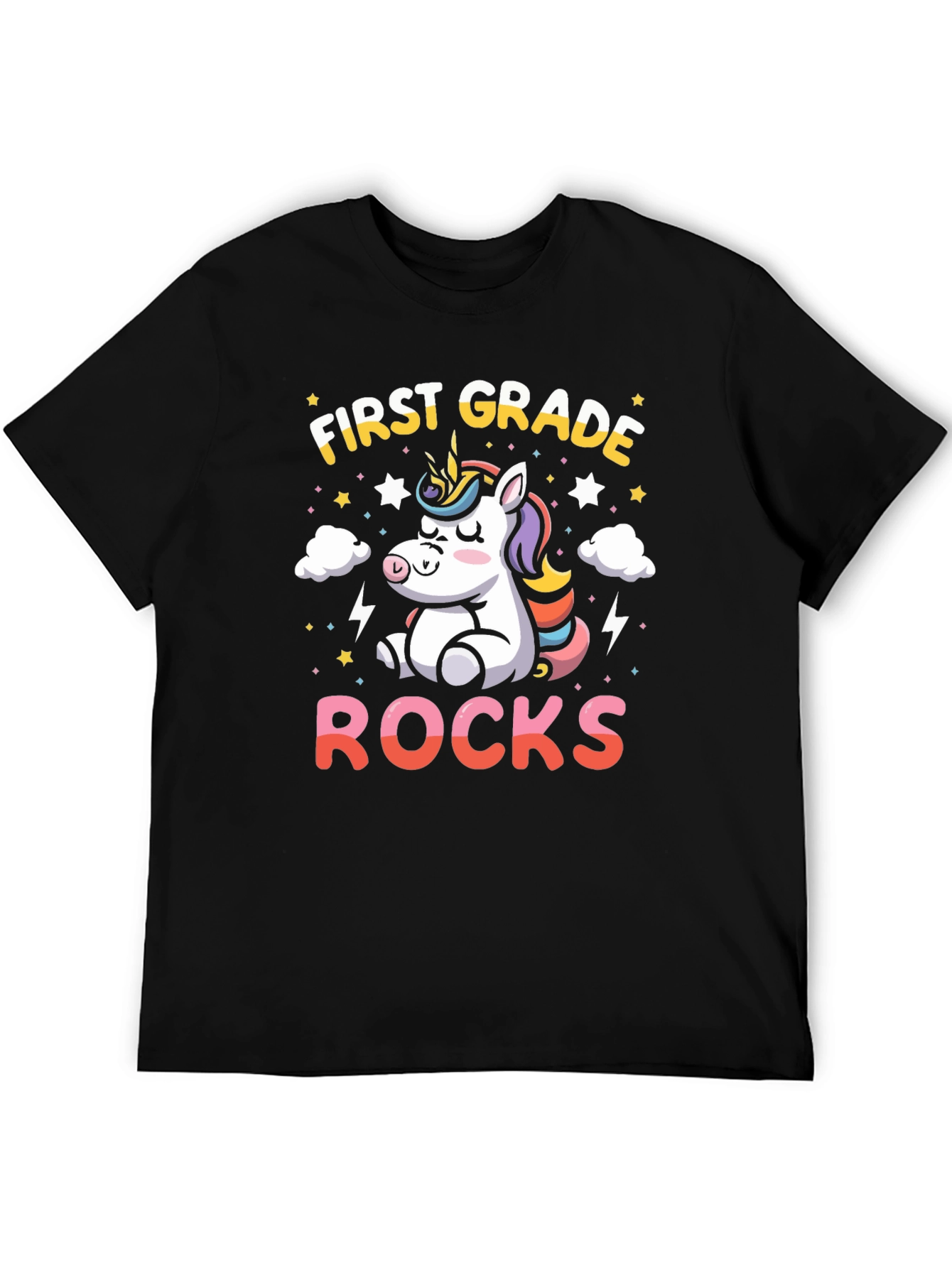 First Grade Rocks Unicorn T-Shirt