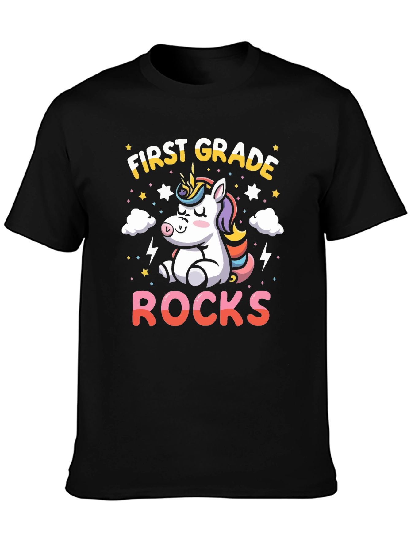 First Grade Rocks Unicorn T-Shirt