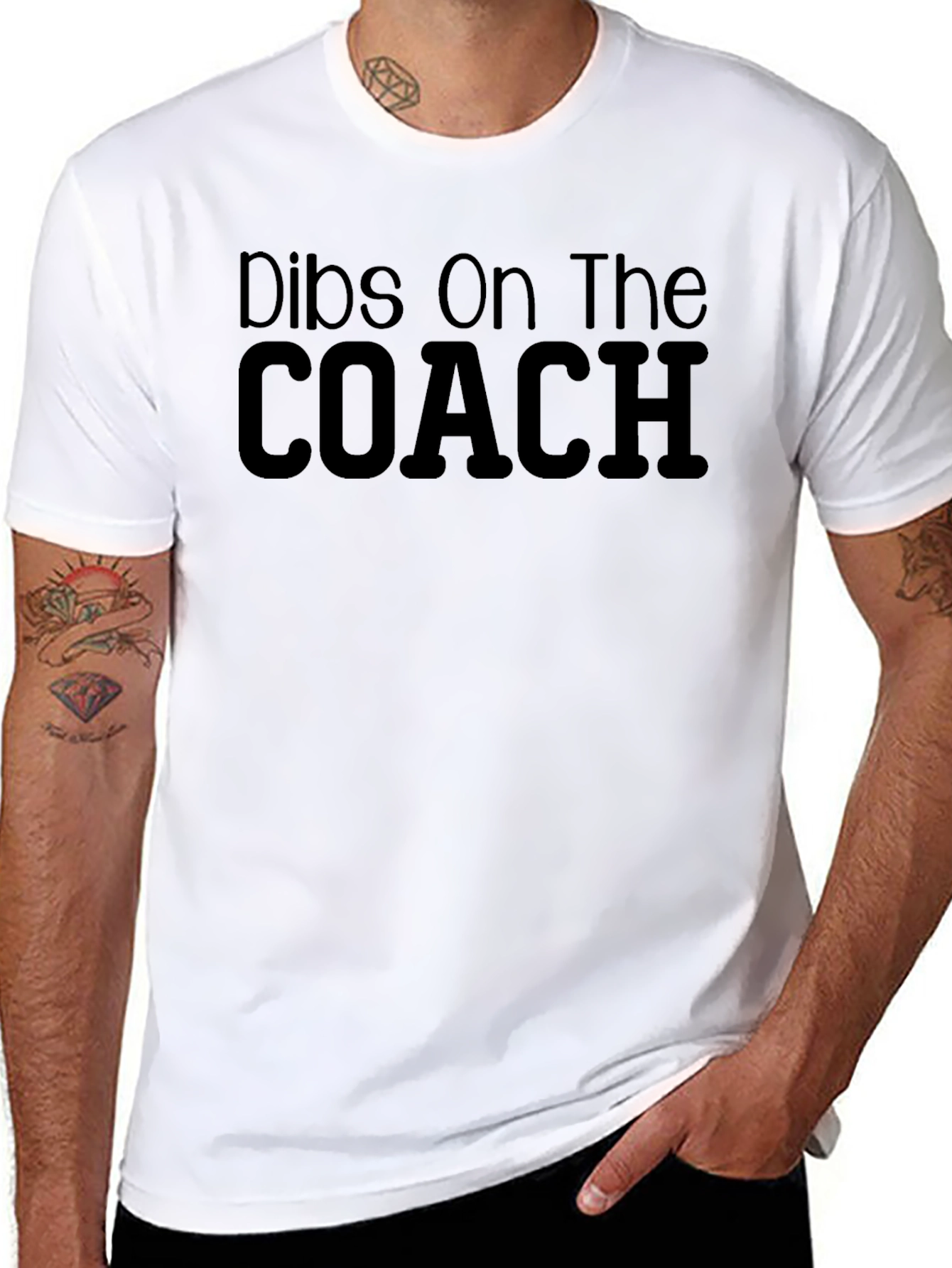 Dibs On The Coach T-Shirt Funny Graphic Tee