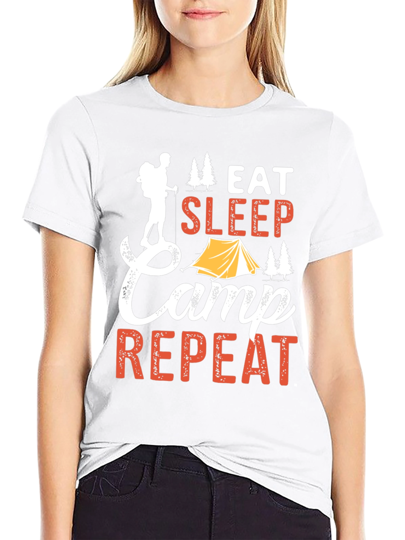 Eat Sleep Camp Repeat T-Shirt