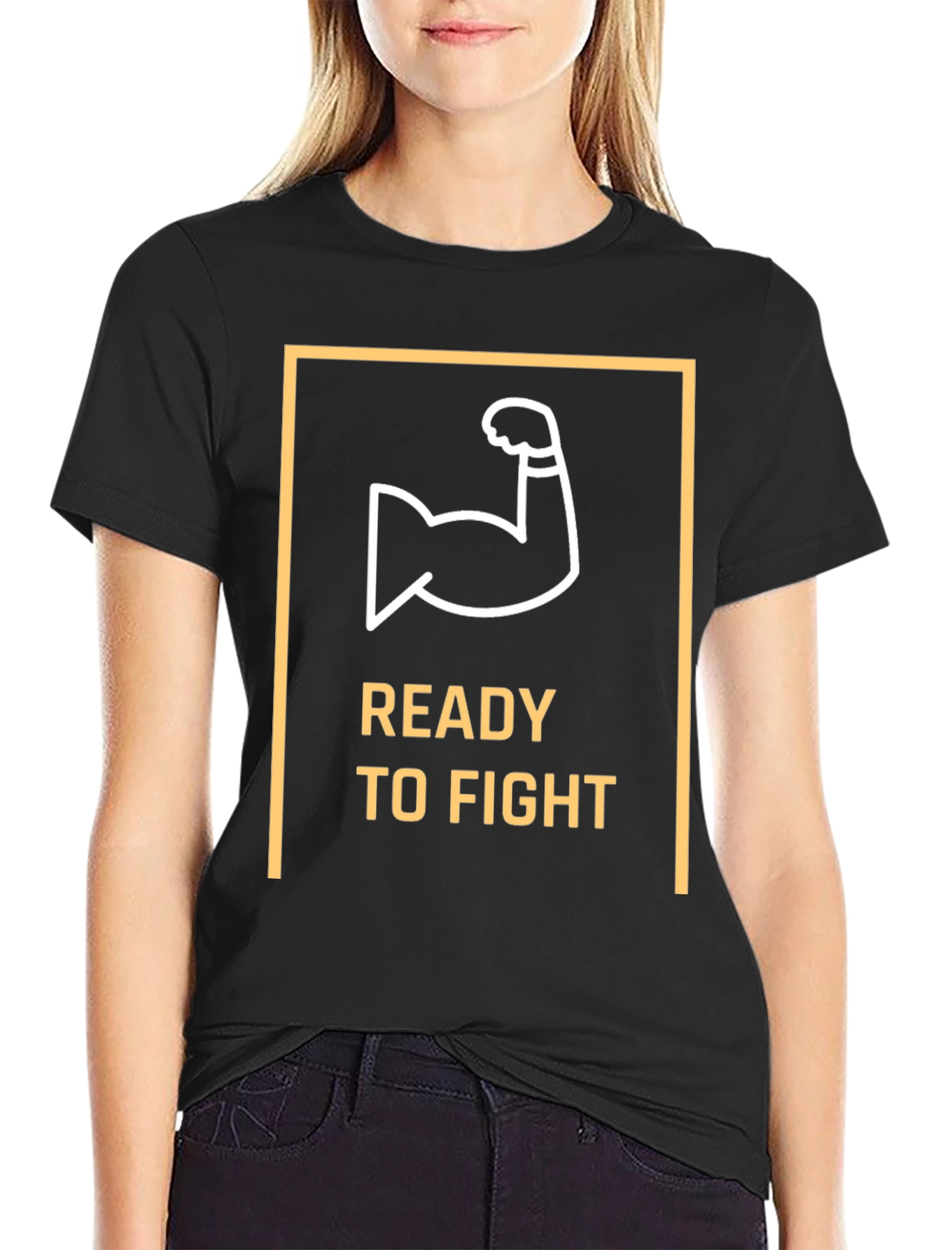 Ready to Fight Black Graphic Tee