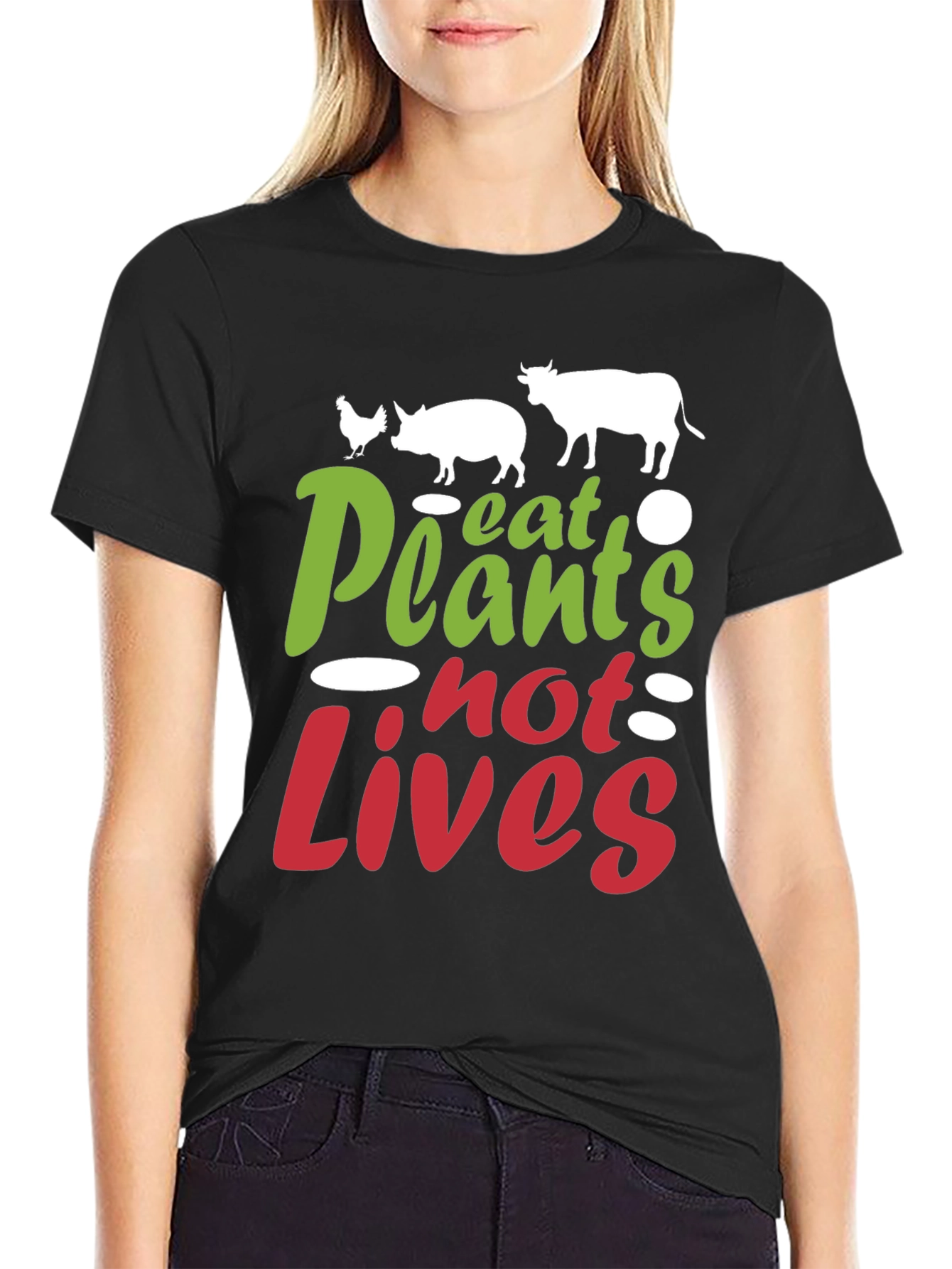 Eat Plants Not Lives Vegan T-Shirt