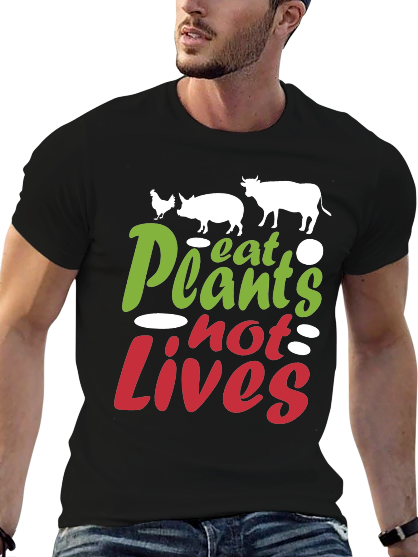 Eat Plants Not Lives Vegan T-Shirt