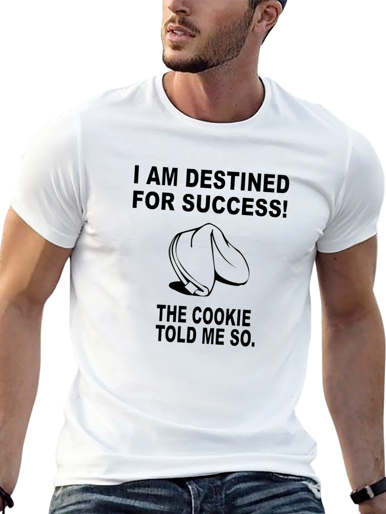 Destined For Success Fortune Cookie Graphic Tee