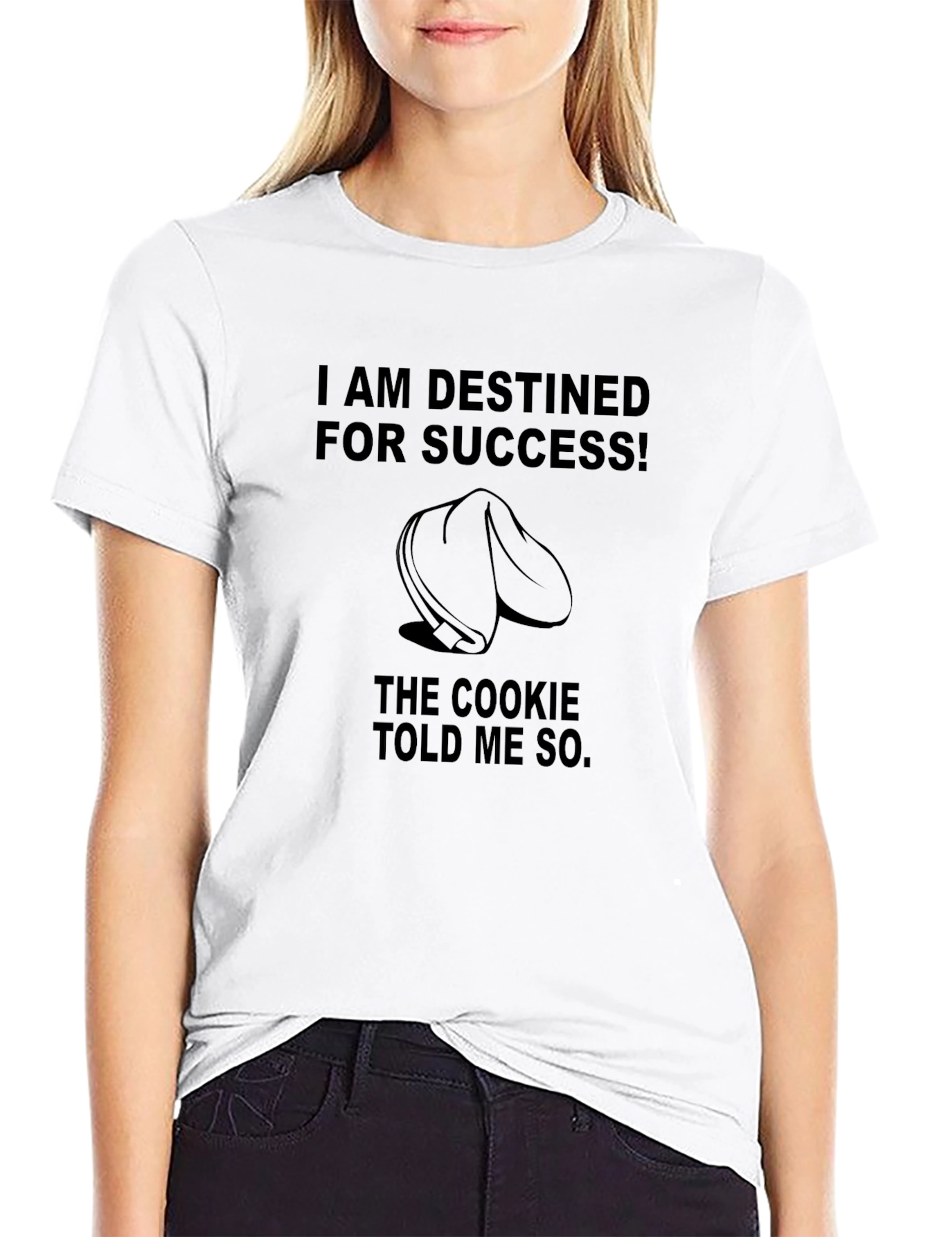 Destined For Success Fortune Cookie Graphic Tee