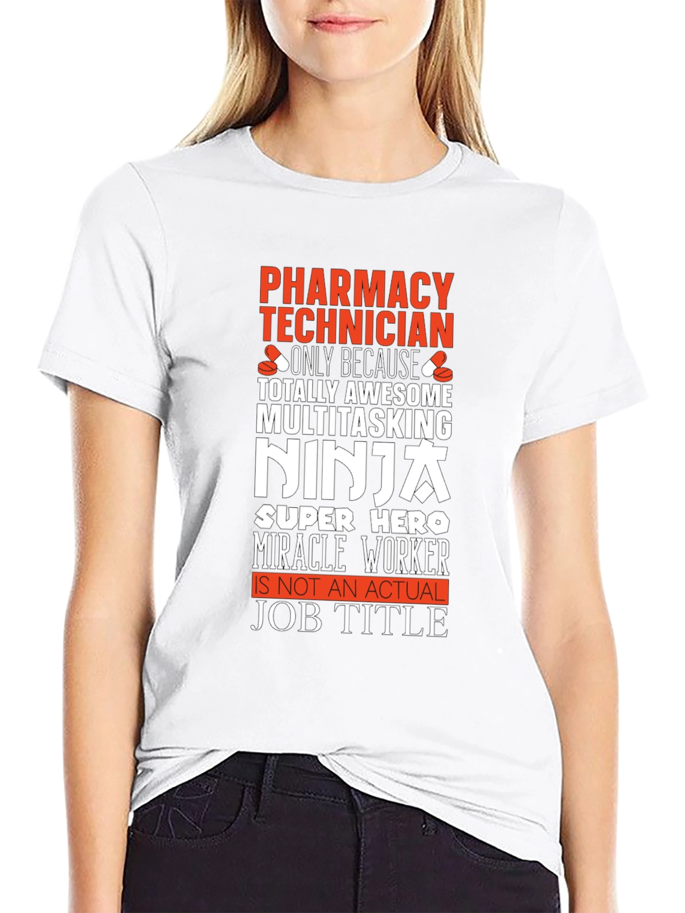 Pharmacy Technician T-Shirt: Multitasking Ninja