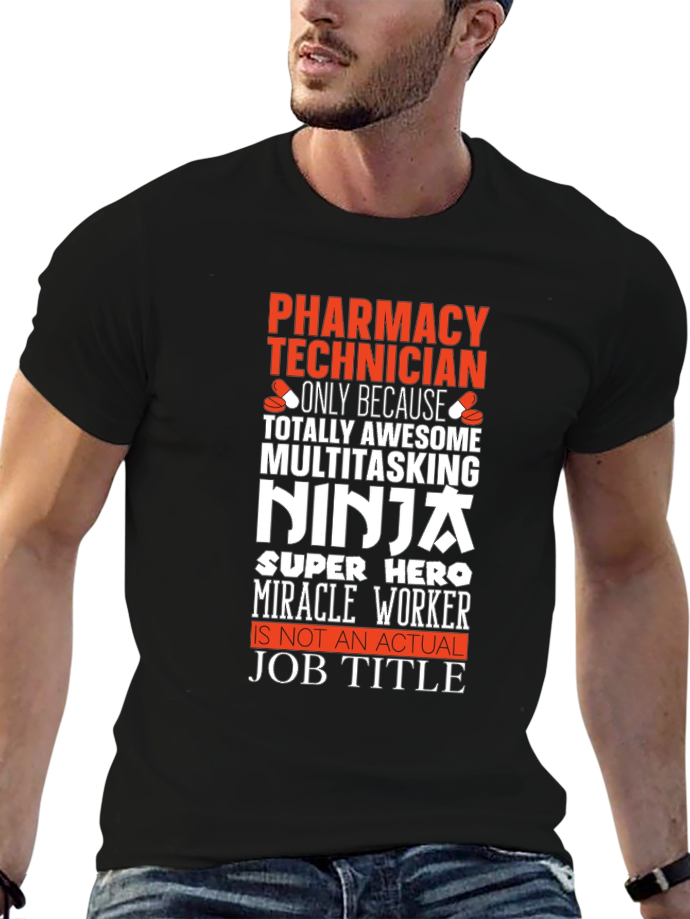 Pharmacy Technician T-Shirt: Multitasking Ninja