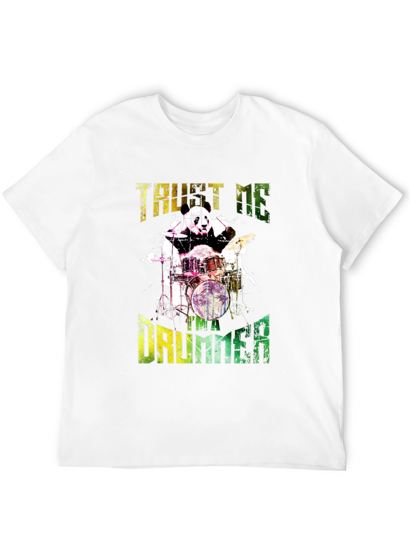 Panda Drummer T-Shirt - Trust Me
