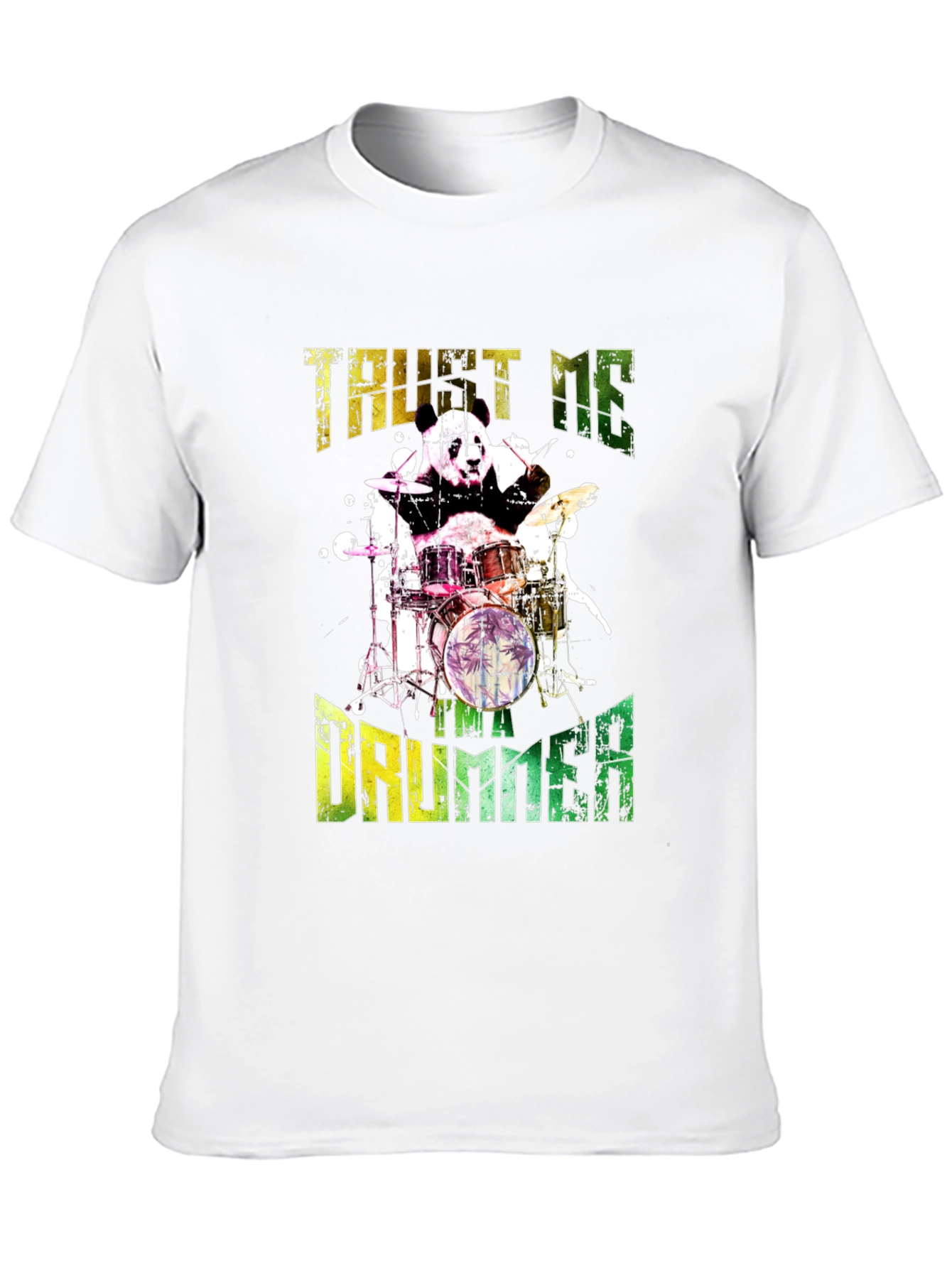 Panda Drummer T-Shirt - Trust Me