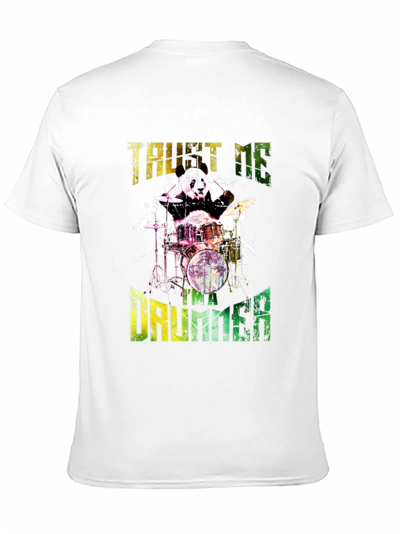 Panda Drummer T-Shirt - Trust Me