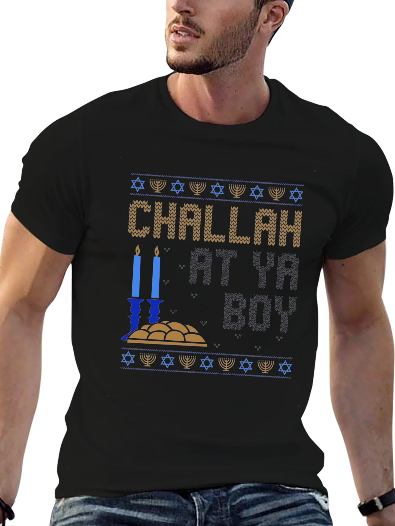 Challah at Ya Boy Hanukkah T-Shirt