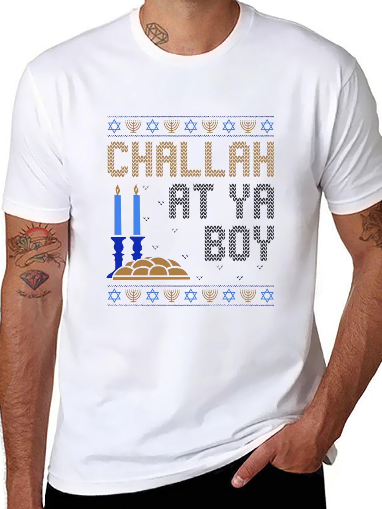Challah at Ya Boy Hanukkah T-Shirt