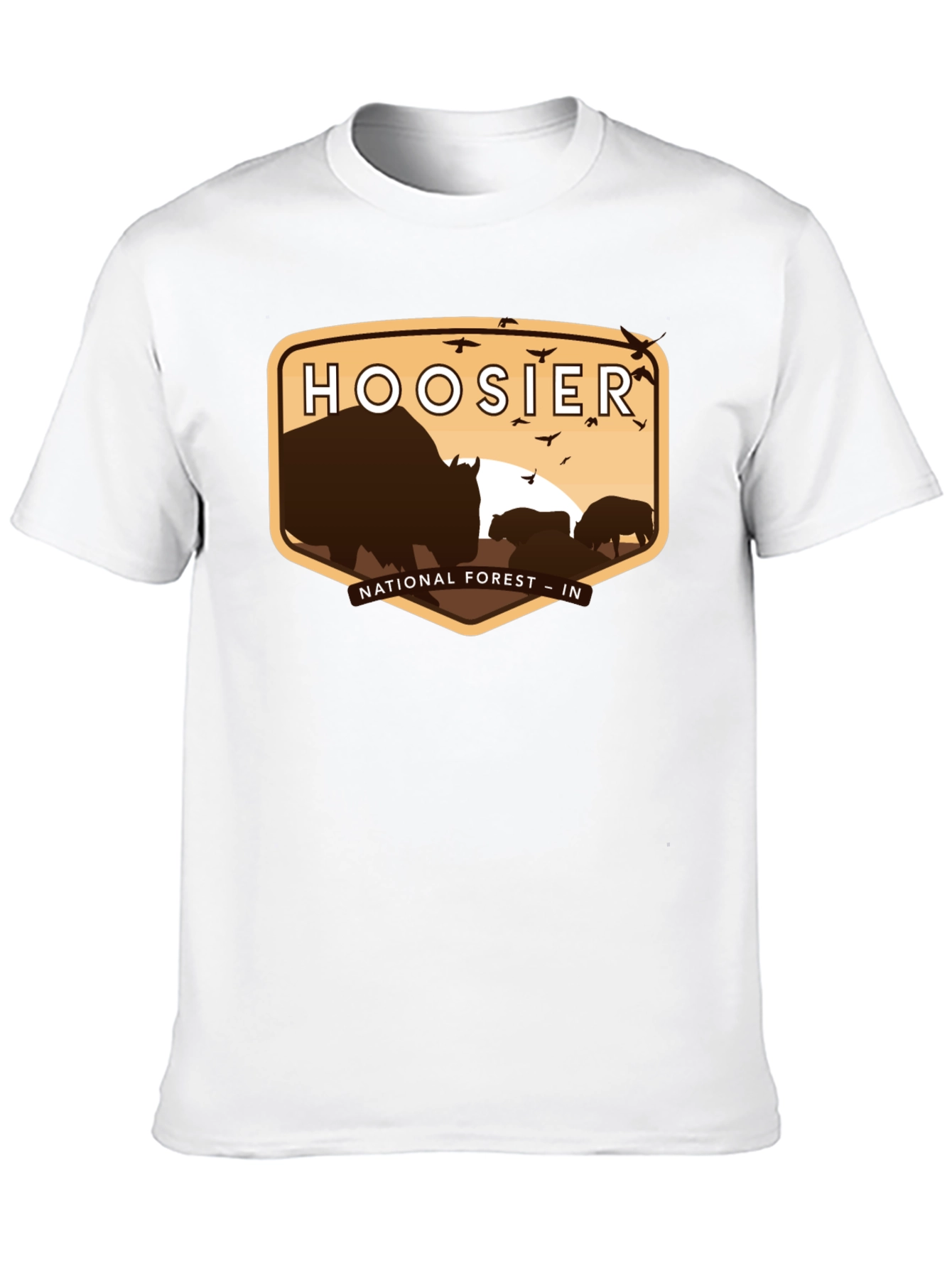 Hoosier National Forest T-Shirt Indiana Bison