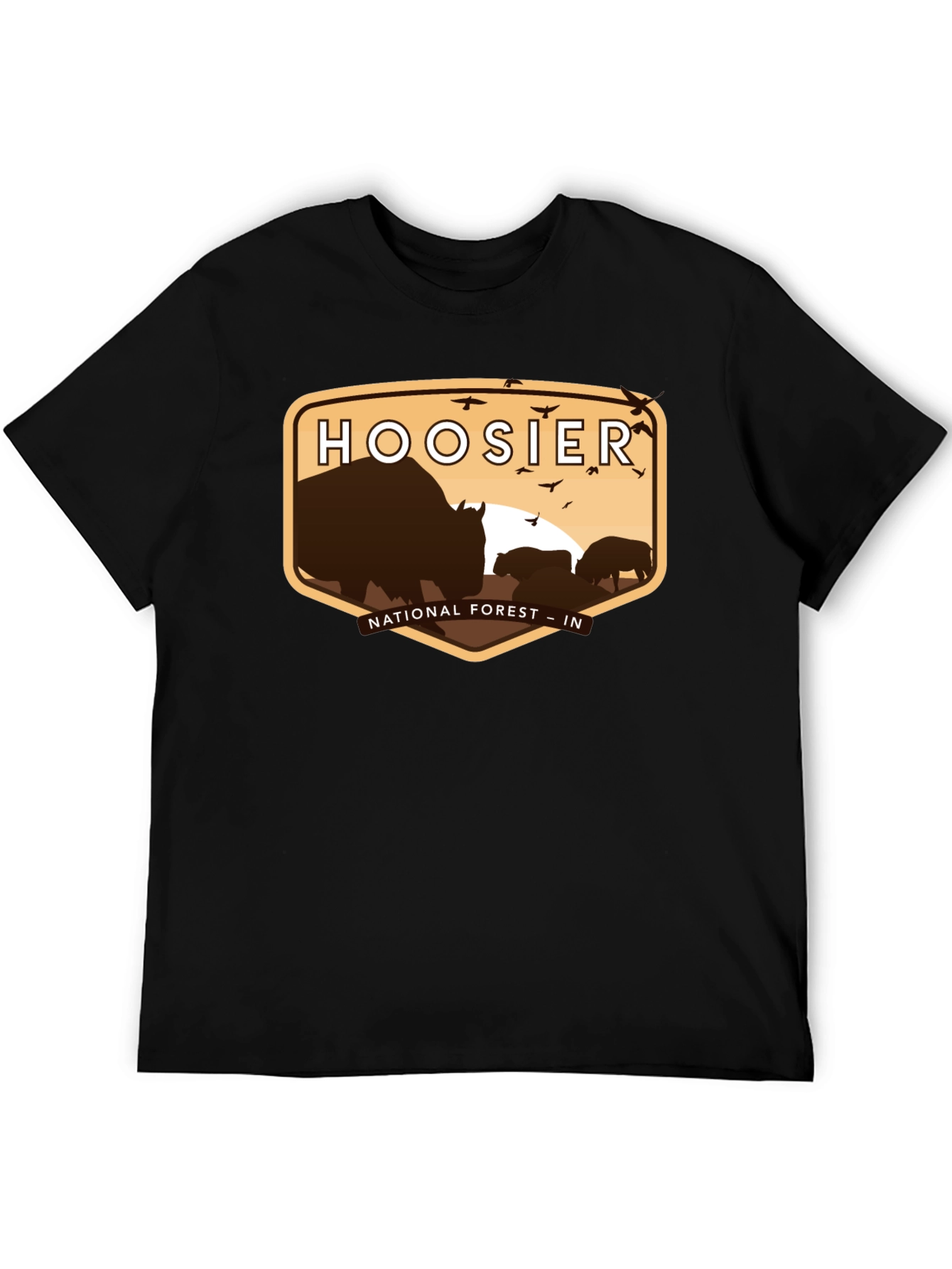Hoosier National Forest T-Shirt Indiana Bison
