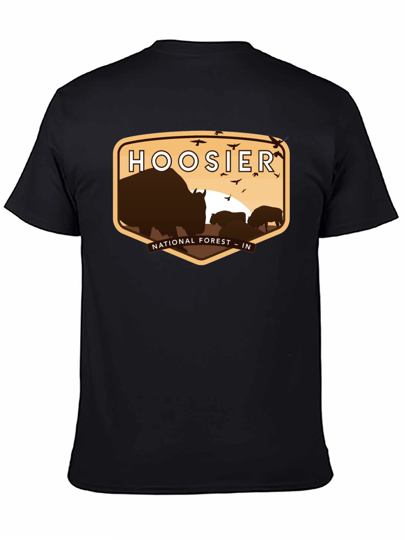 Hoosier National Forest T-Shirt Indiana Bison