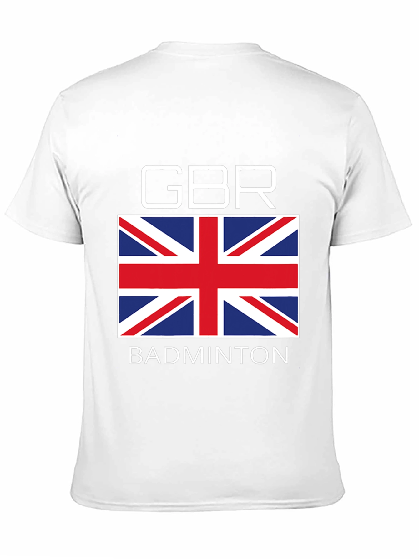 GBR Badminton T-Shirt Union Jack Design