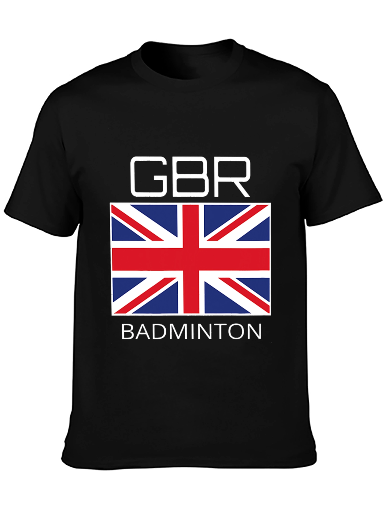 GBR Badminton T-Shirt Union Jack Design