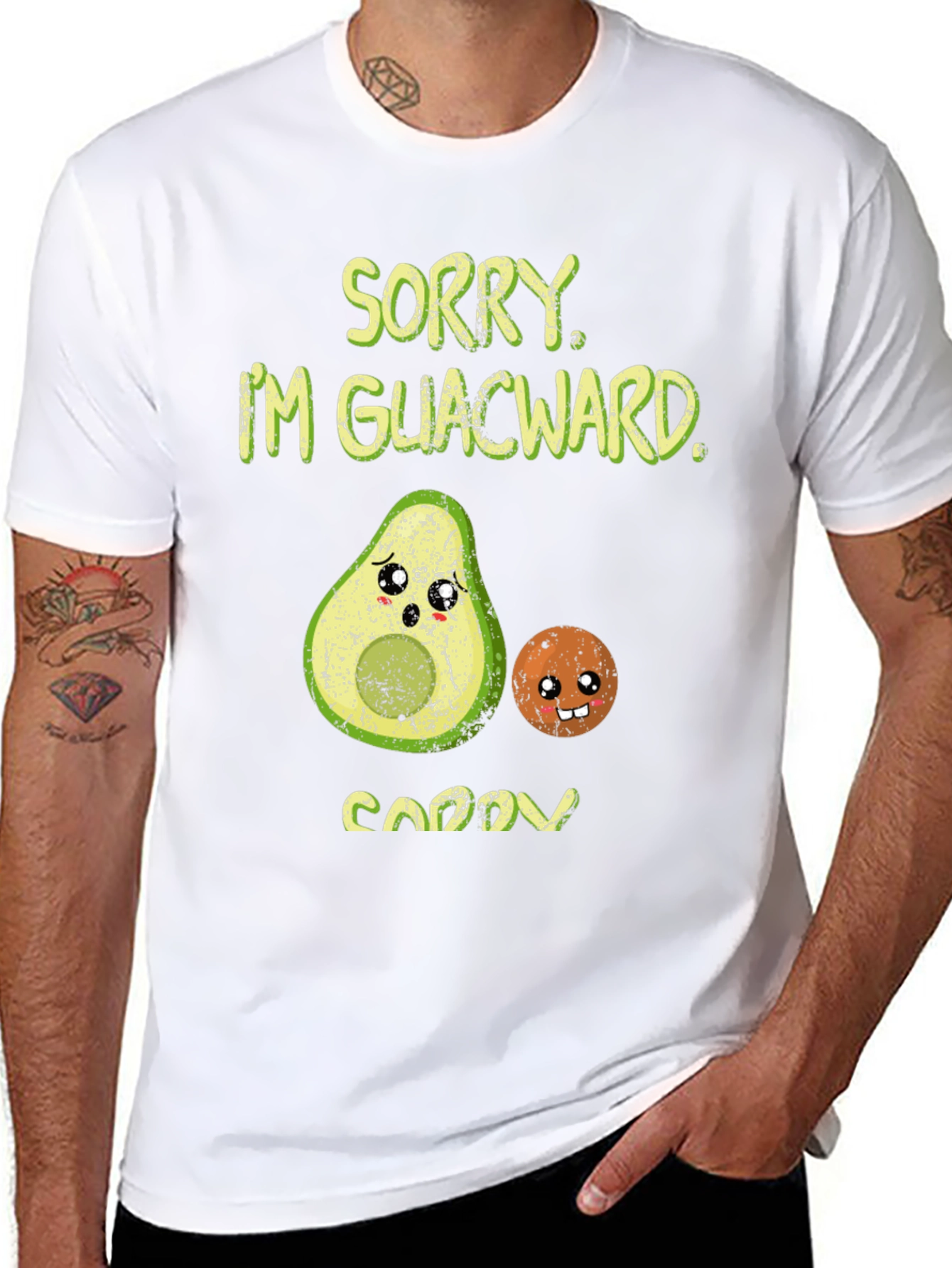 Sorry Im Guacward Avocado T-Shirt