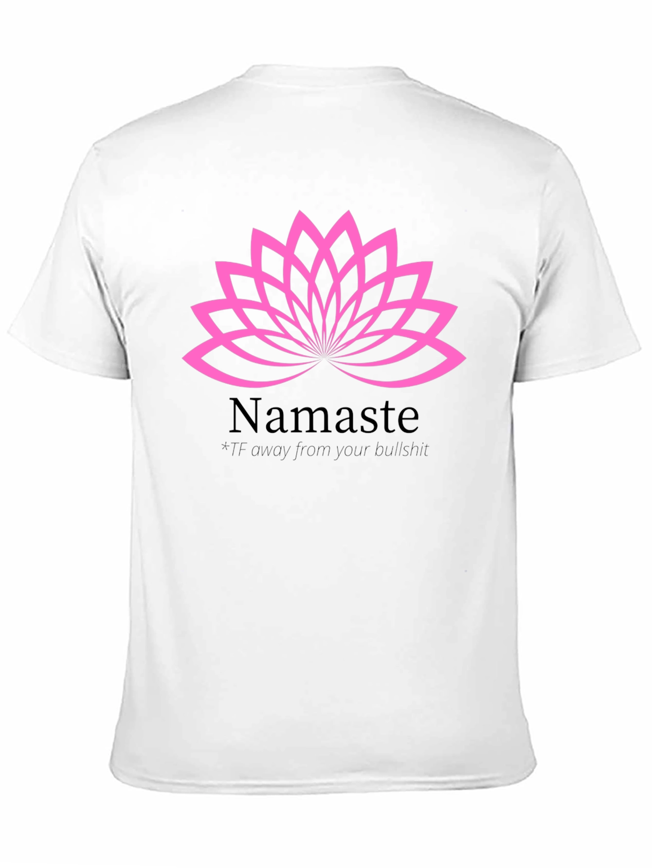 Namaste Lotus Graphic Tee - Relaxed Fit Cotton T-Shirt